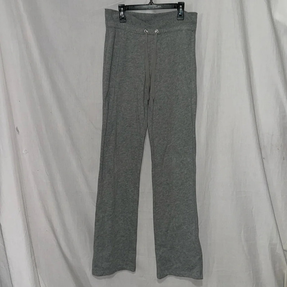 gray Victoria's Secret Supermodel Essentials pants with rhinestones size small - Picture 1 of 4
